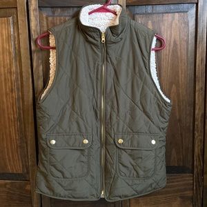 Reversible Sherpa vest